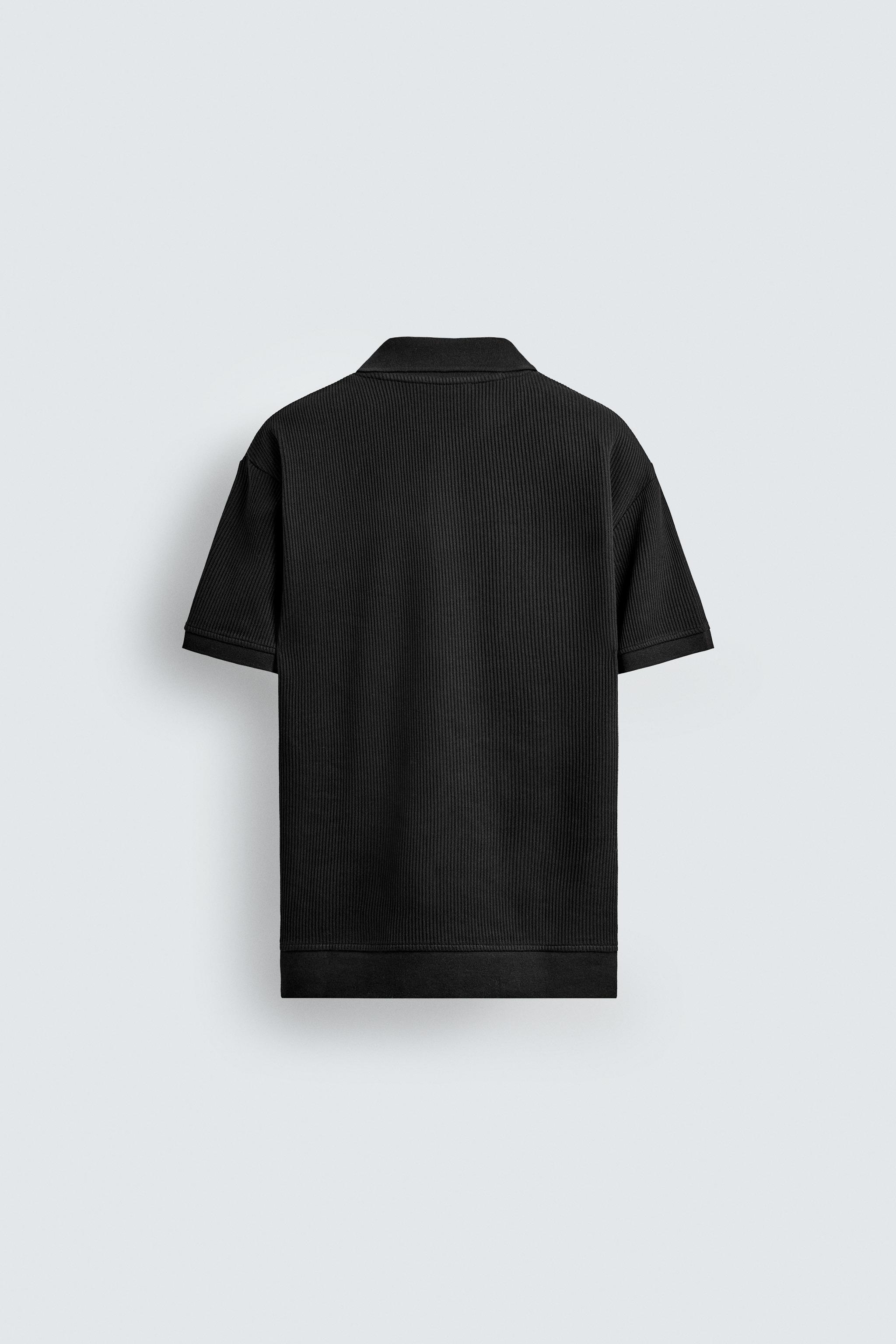 VERTICAL TEXTURED POLO